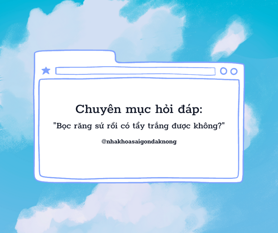 Bọc răng sứ rồi có tẩy trắng được không?